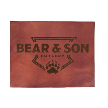 Bear Small Leather Mat