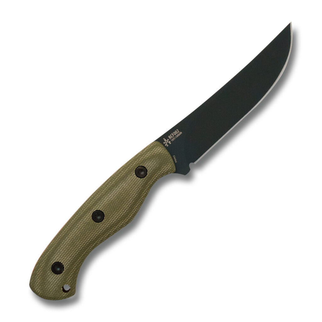 Rosecraft Blades Green Micarta F2 Fixed Blade - Image 2