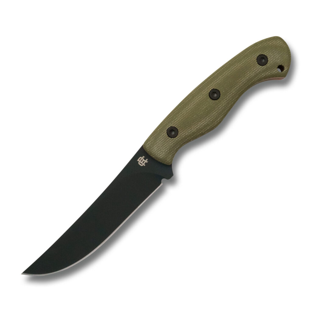 Rosecraft Blades Green Micarta F2 Fixed Blade - Image 3
