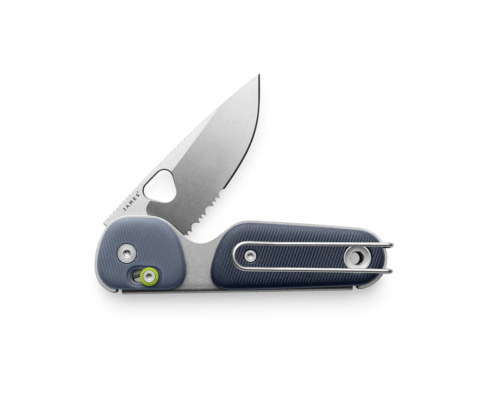 The James Brand Tidal Blue Partial Serrated Redstone