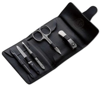 Boker Arbolito Leather Classic Manicure Set