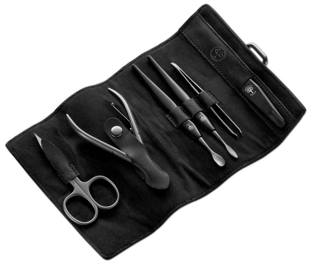 Boker Arbolito Leather Traveler Manicure Set