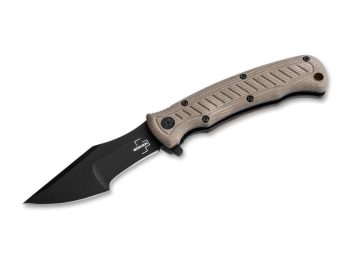 Boker Plus Micarta Micro Tracker Flipper