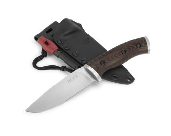 Buck 863 Brown and Black Micarta Selkirk