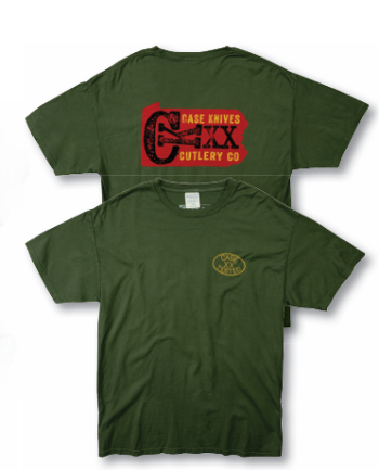 Case Moss Green CK Knives Art Shirt X-LARGE