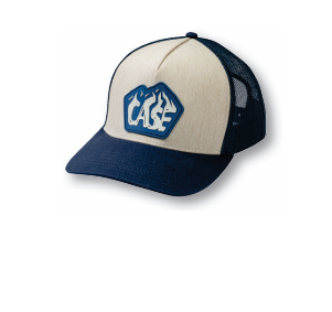 Case Mountain Patch Blue and Tan Snapback