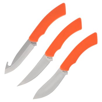 Schrade Uncle Henry 3 Piece Orange Hunter Combo