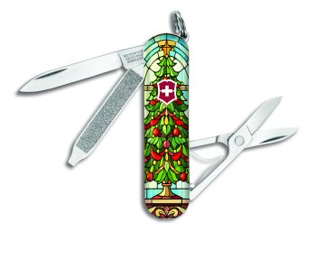 Victorinox Swiss Army Christmas Tree Stained Glass Classic SD