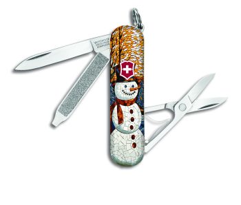 Victorinox Swiss Army Snowman Stained Glass Classic SD