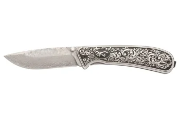 Browning Grand Pass Damascus Folder Knife