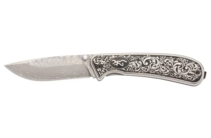 Browning Grand Pass Damascus Folder Knife