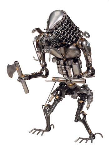 Recycled Metal Art - Predator II