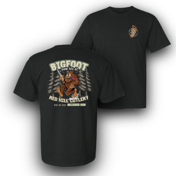 BIGFOOT Saw me at Red Hill Black Shirt