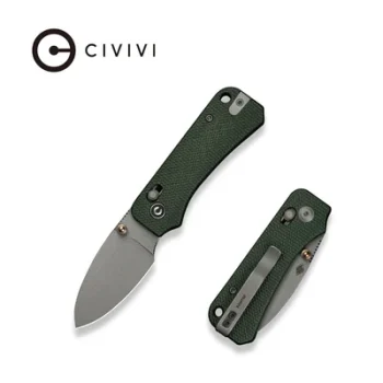 Civivi Green Micarta Baby Banter 2 Crossbar Lock