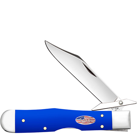 Case Royal Blue Synthetic Cheetah Cub | Red Hill Cutlery