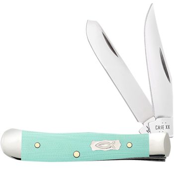 Case Seafoam Green G10 Tiny Trapper