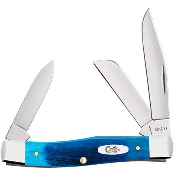 Case Caribbean Blue Bone Medium Stockman
