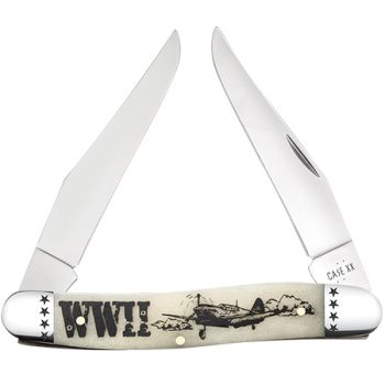 Case World War II Natural Bone Muskrat