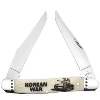Case Korean War Natural Bone Muskrat