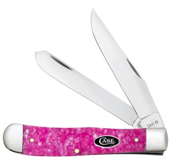 Case Pink Crackle Kirinite Trapper