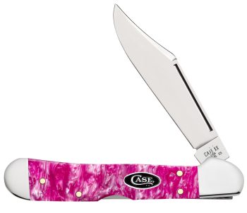 Case Pink Crackle Kirinite Mini Copperlock
