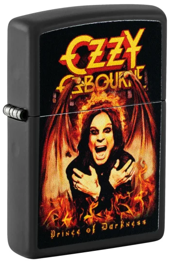 Zippo Lighter Ozzy Osbourne Prince of Darkness Design
