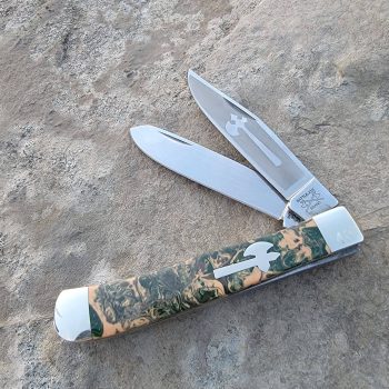 Cooper Cutlery Battle Axe Brand Desert Camo Trapper