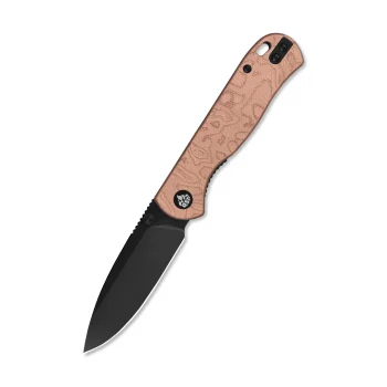 QSP Knife Copper Foil G-10 Ferret Black Blade