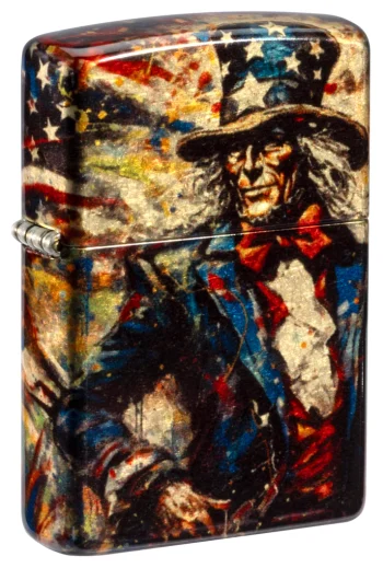 Zippo Lighter Uncle Sam Design