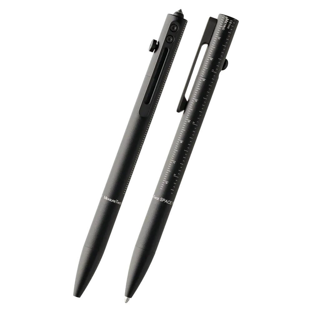 Fisher Space Pen Black Measure Twice Space Pen