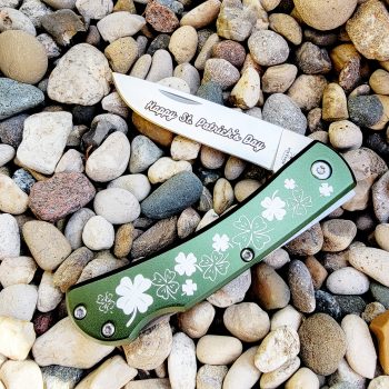 Bear St. Patrick's Day Green Aluminum Small Farm Hand