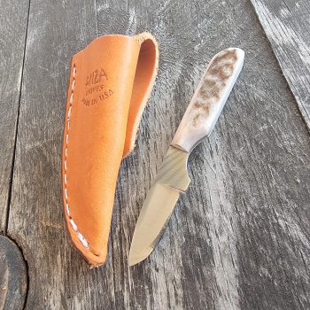 Anza Knives Enormous Elk Very Tiny Size of a Finger Fixed Blade