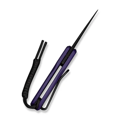 Civivi Purple & Black G10 Purr Slipjoint Flipper 1