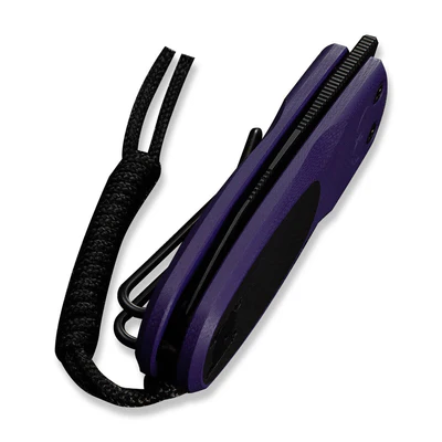 Civivi Purple & Black G10 Purr Slipjoint Flipper 2