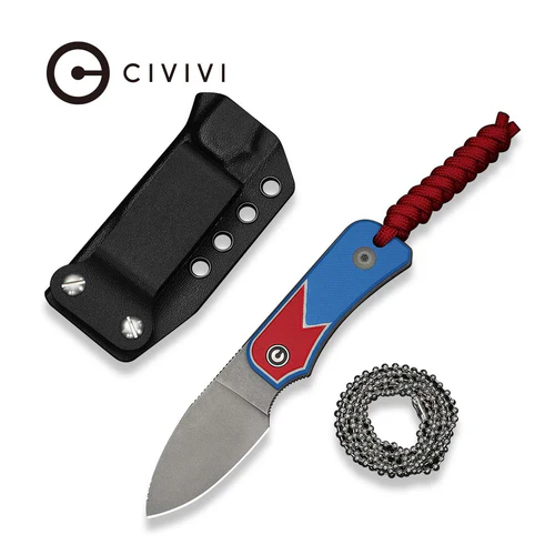 Civivi Red White & Blue Jump Edition G10 Fixed Blade Baby Banter