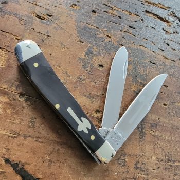 Cooper Cutlery Battle Axe Buffalo Horn Trapper