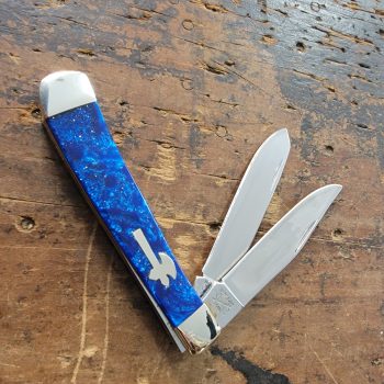 Cooper Cutlery Battle Axe Blue Velvet Trapper