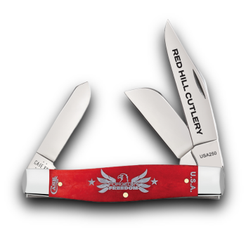Case 2026 Forged in Freedom Red Bone Stockman *Event Knife*