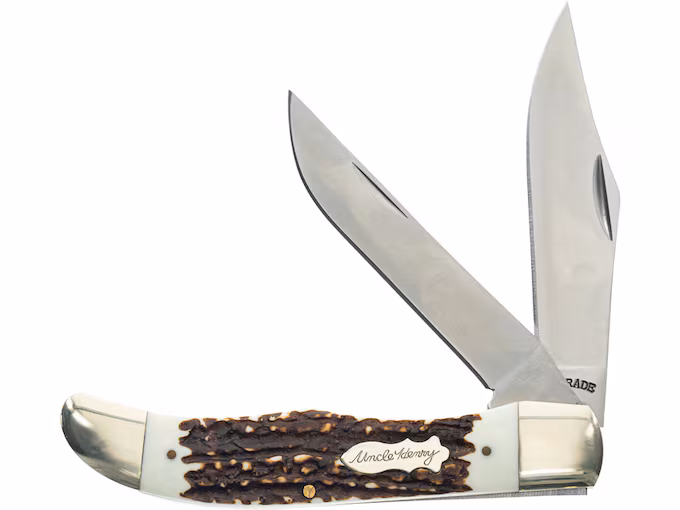 Uncle Henry Folding Bowie Staglon Knife