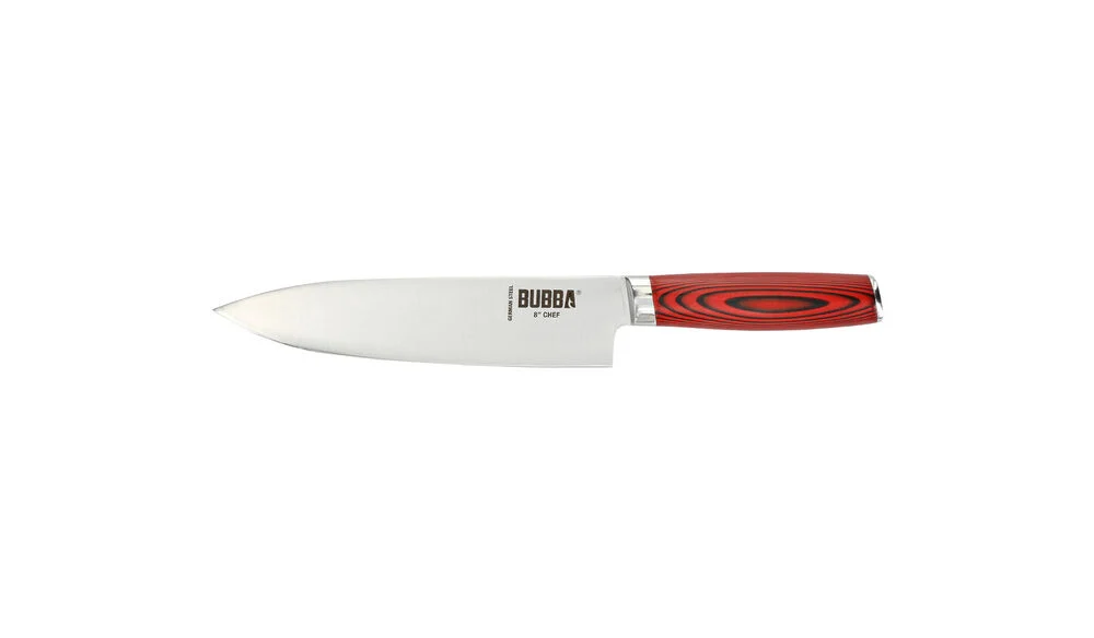 Bubba Red G10 8" Chef Knife