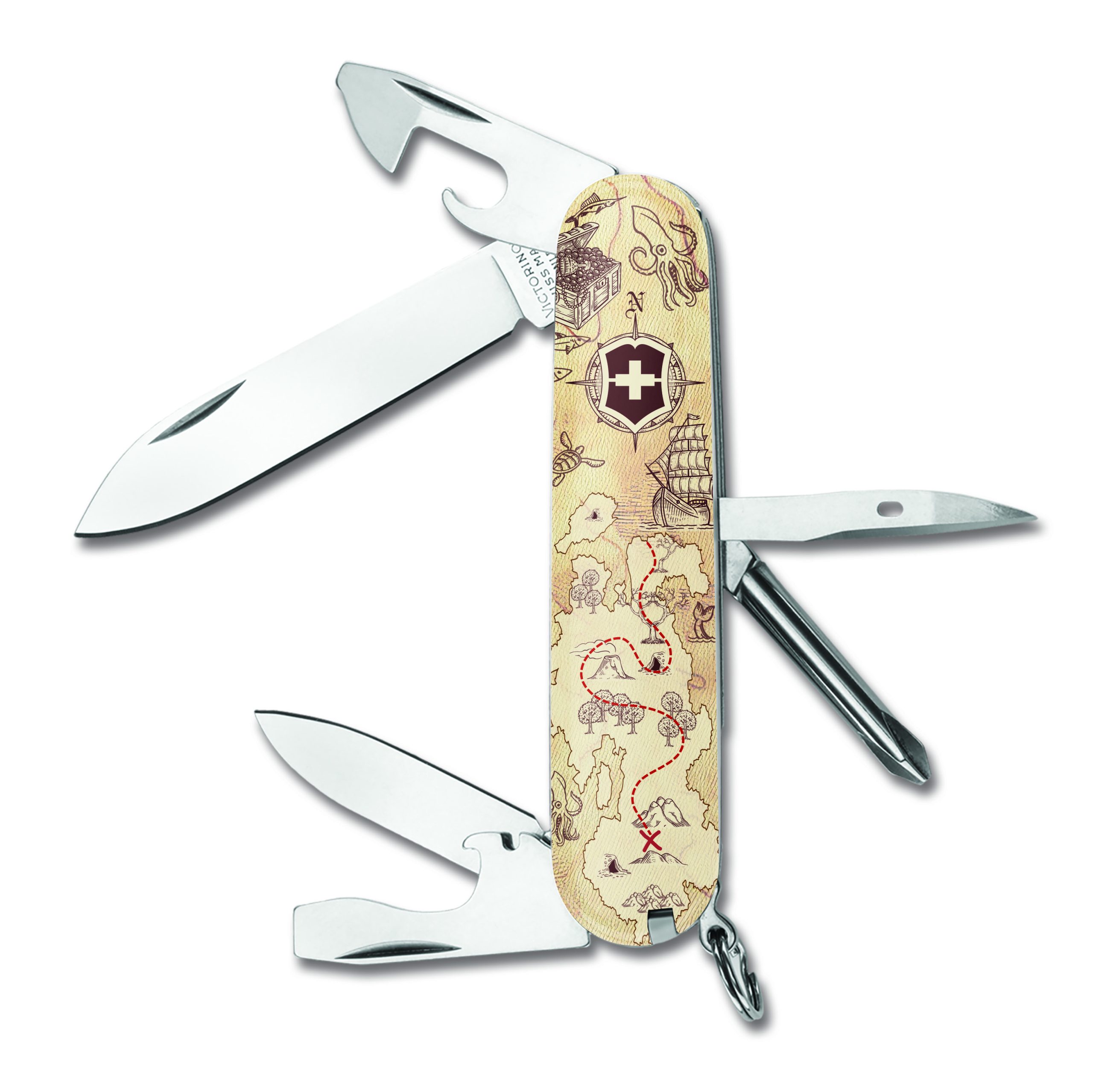 Victorinox Swiss Army Pirate Treasure Map Tinker