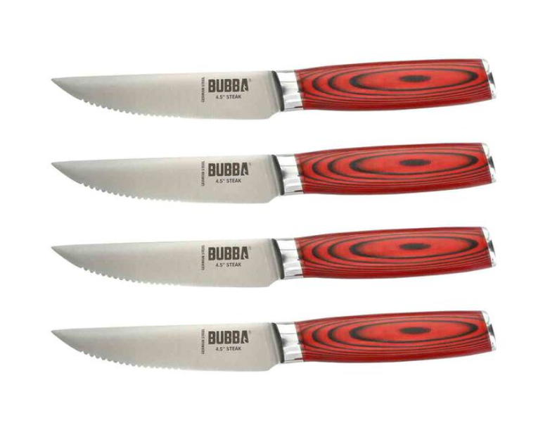 Bubba Red G10 Steak Knife Kitchen Set - Image 2