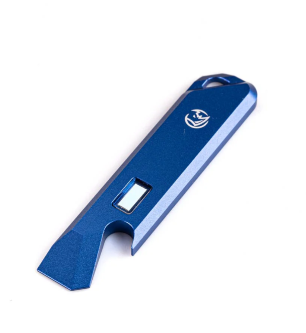 Glow Rhino Blue Aluminum Pry Bar with Blue Tritium