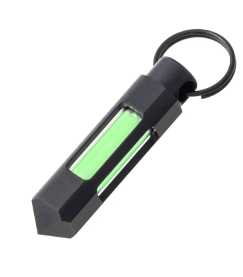 Glow Rhino Metal Green Tritium Ember Fob