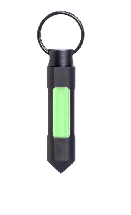 Glow Rhino Metal Green Tritium Ember Fob - Image 2