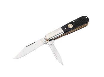 Boker Treebrand Black Checkered Bone Two Blade Barlow