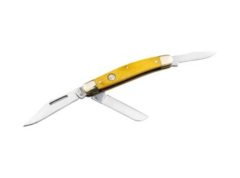 Boker Treebrand Smooth Yellow Bone Large Stockman