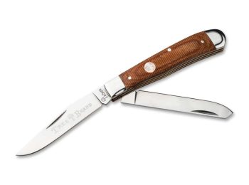 Boker Treebrand Brown Canvas Micarta Trapper