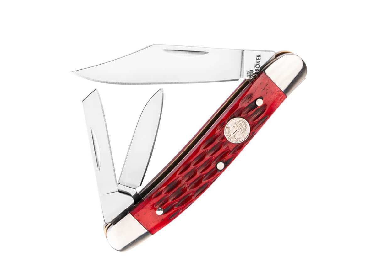 Boker Treebrand Red Jigged Bone Whittler - Image 2