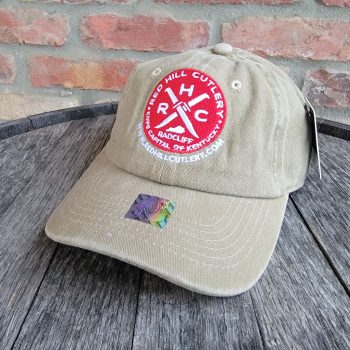 Red Hill Cutlery Logo Hat Dark Khaki